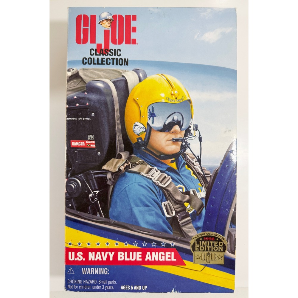 G.I. Joe Action Figure Kids 12" Blue U.S. Navy Blue Angel Classic Collection